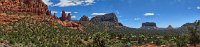 IMG 3495-3510-HDR(3) stitch  A multiphoto composite picture of one of the many views around Sedona, AZ