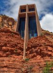 IMG 3531-HDR(3)  An iconic chapel in the red rock hills around Sedona