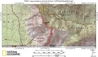 A2AZT01SouthHike to Border  The GPS track of the hike (the red line)