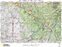 A2AZT02SouthSection  Details of this hike (green GPS track)