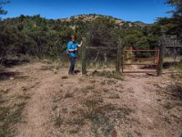 IMG 3361-HDR  Another of the gates of the Arizona Trail.  This one has no fence on one side, so we walk around the gate.