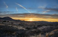 BobsPicsDSC 7329-HDR(3)-  After we turned off the I-17 onto Bloody Basin Road, Bob shot this sunrise to the east.