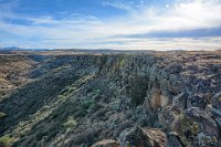 BobsPicsDSC 7413-HDR(3)-  Disappointed that we had not seen any petroglyphs, we start exploring the rocks along the rim of Silver Creek canyon.