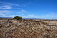 BobsPicsDSC 7455-HDR(3)-  On our hike out we spotted a man-made pile of rocks and decided to explore.  Was it a pueblo ruins or fences or windbreaks????