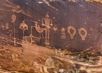 Petroglyph Day:  &#34;Wolfman Panel and Ruin,&#34; &#34;Procession Panel,&#34; &#34;Newspaper Rock&#34;