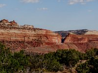 IMG 7555-HDR(3)  The notch cut through the "Comb Ridge" for Utah 95, the major east-west highway through Bears Ears.  Taken from the west approach as we were returning to our hotel.