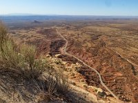 IMG 7564-HDR(3)  All views are looking gererally south from atop Moki Dugway.  That's Utah 261 below.